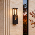 Waterproof Solar Wall Lamp with Mountain Scenery LED Up/Down Light