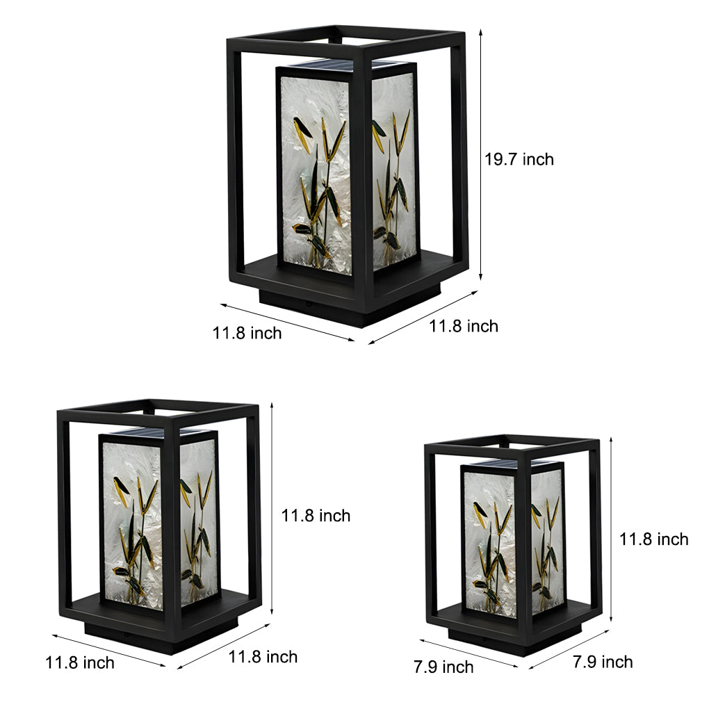 Decorative Solar LED Pathway Lights in Elegant Landscape Design for Gardens