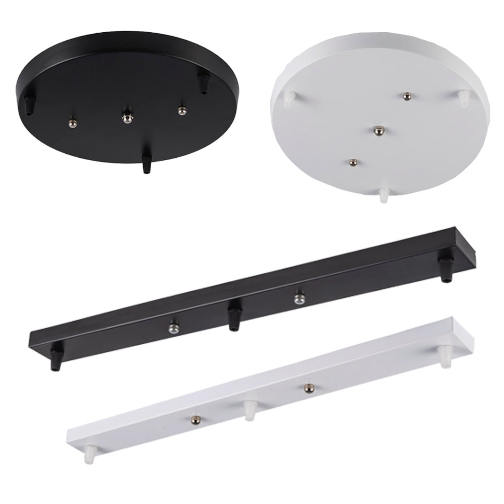 Elegant Black Metal Cluster Pendant Lights for Dining Room & Kitchen