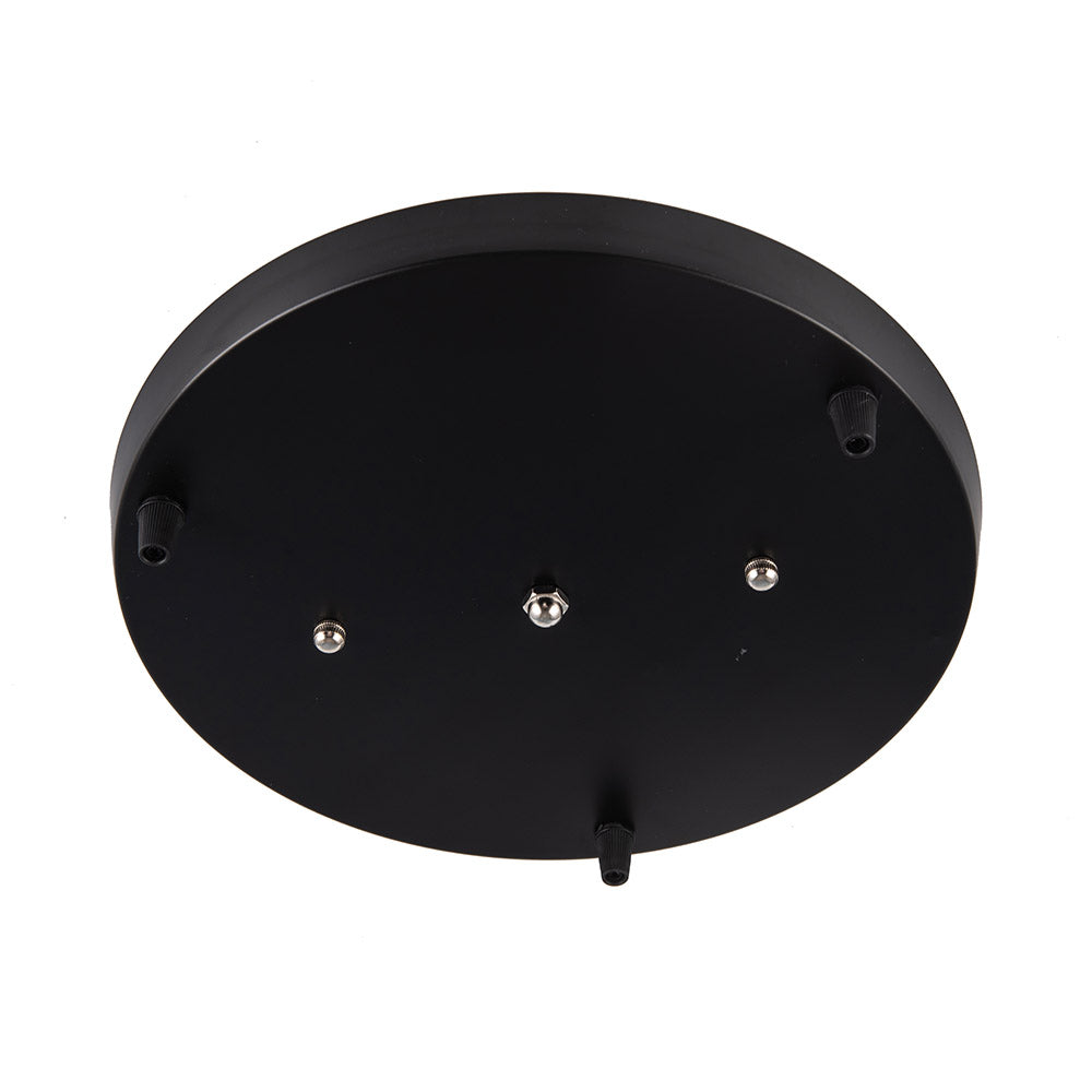 Elegant Black Metal Cluster Pendant Lights for Dining Room & Kitchen