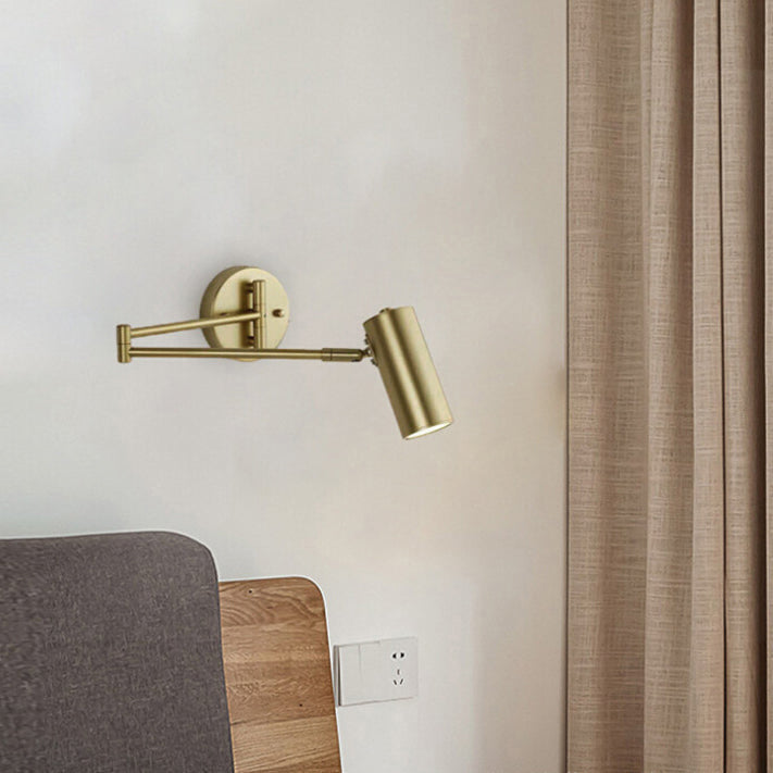 Nordic Minimalist Folding Telescopic Wall Sconce Lamp for Living Room