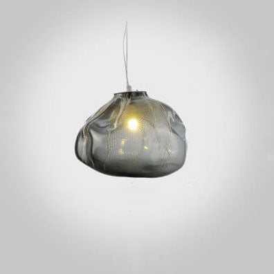 Contemporary Clear Glass Cloud Pendant Light for Living Room Dining Room