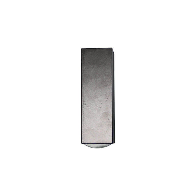 Sleek Silver Aluminum Rectangular LED Outdoor Wall Sconce for Patios