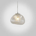Contemporary Clear Glass Cloud Pendant Light for Living Room Dining Room