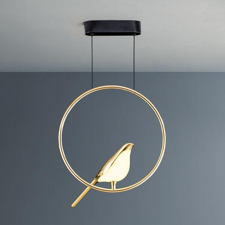 Nordic Bird-Shaped Acrylic LED Chandelier for Modern Living Spaces