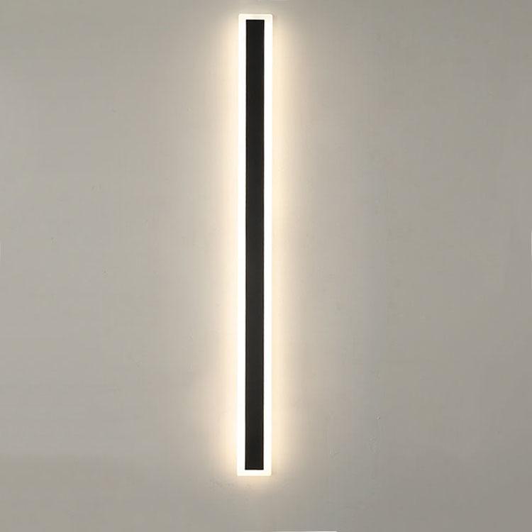 Sleek Waterproof 1-Light LED Acrylic Outdoor Wall Light for Patios