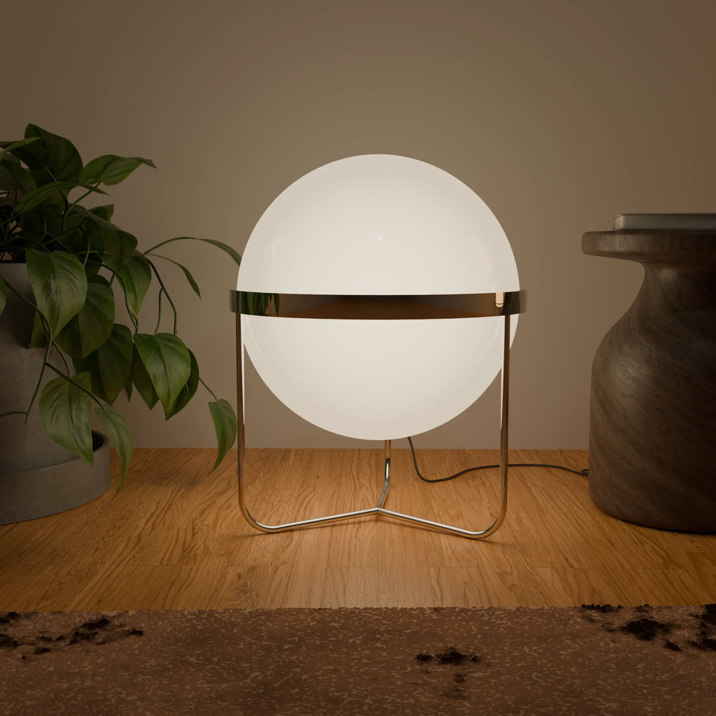 Elegant White Ceramic Table Lamp for Living Room or Bedroom Decor