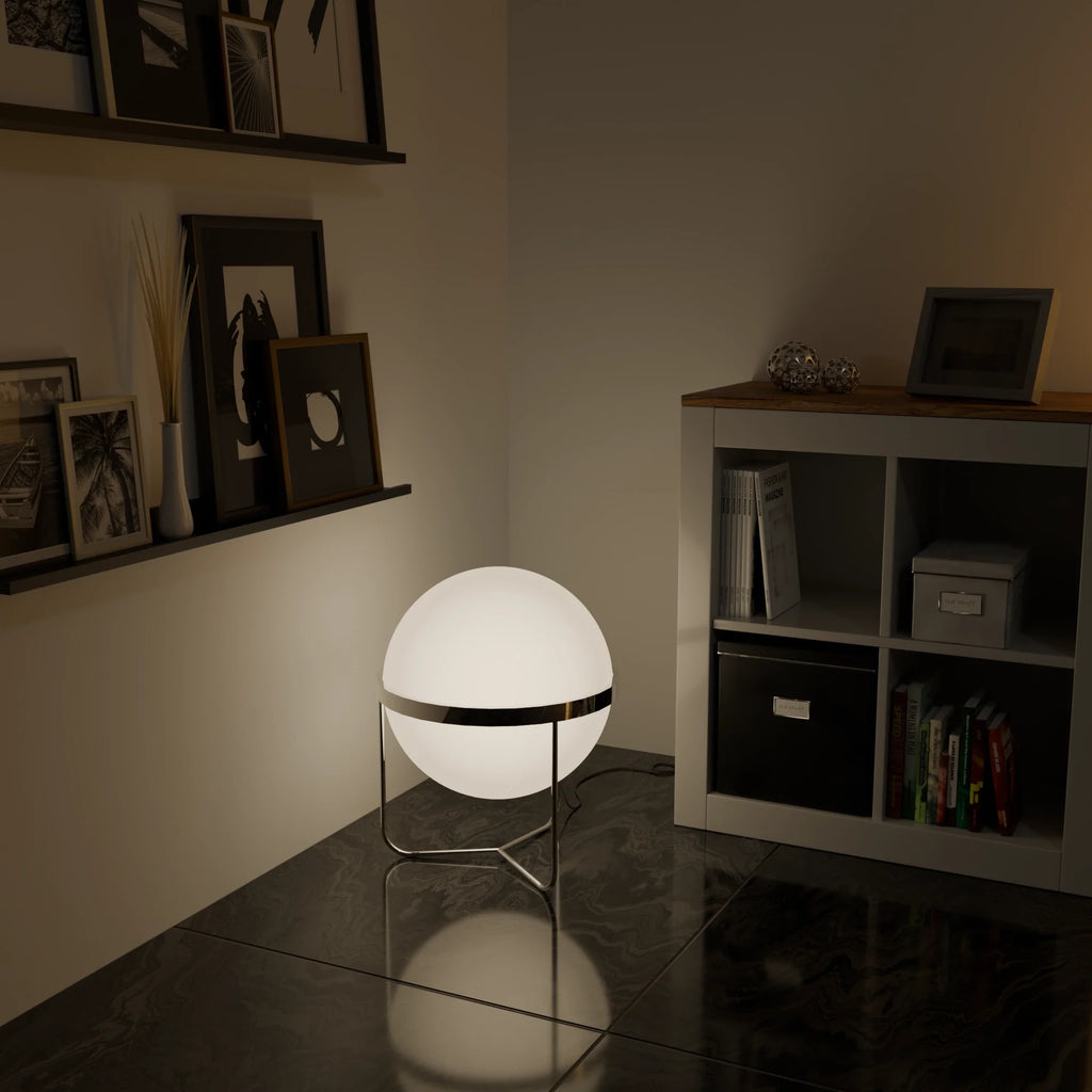 Elegant White Ceramic Table Lamp for Living Room or Bedroom Decor