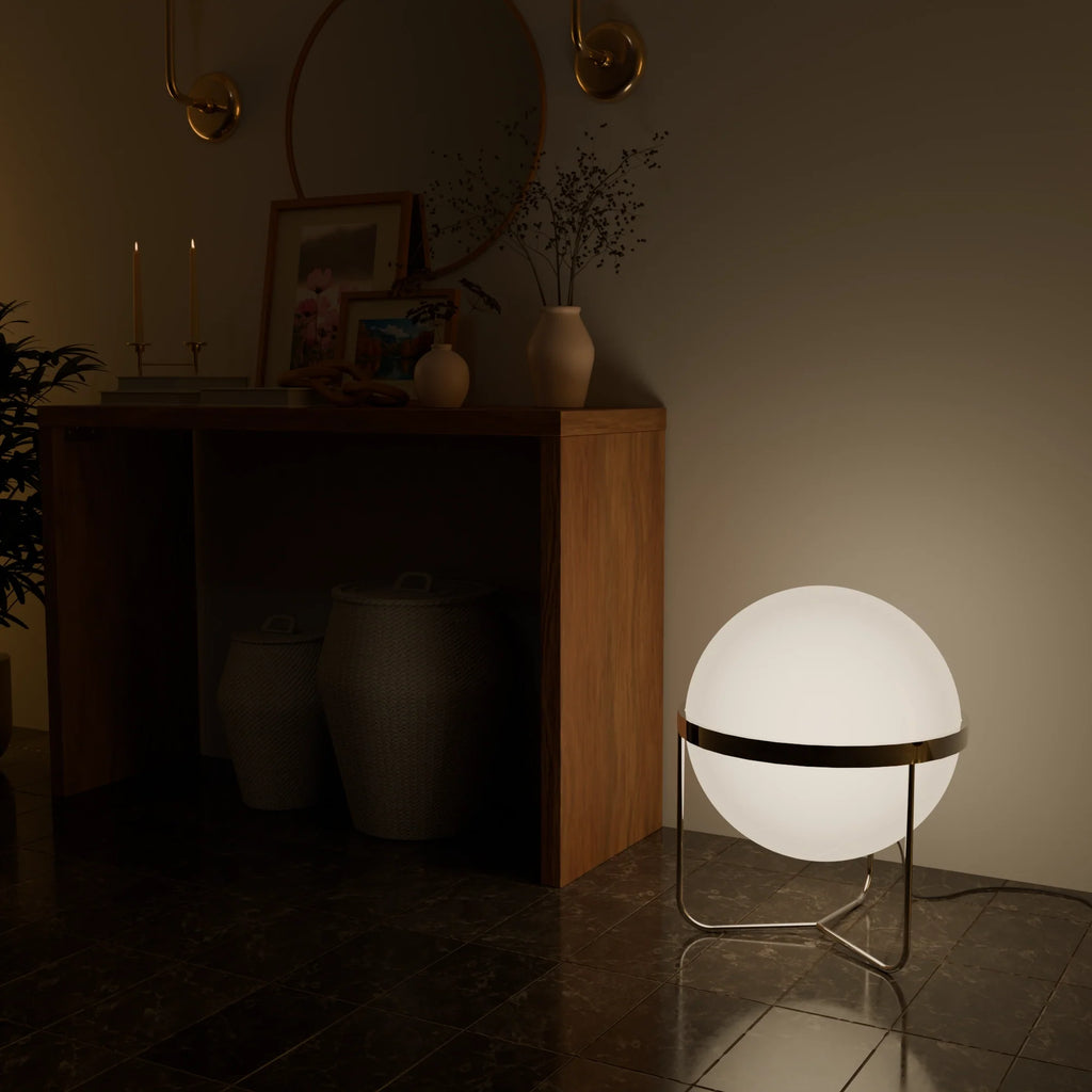 Elegant White Ceramic Table Lamp for Living Room or Bedroom Decor