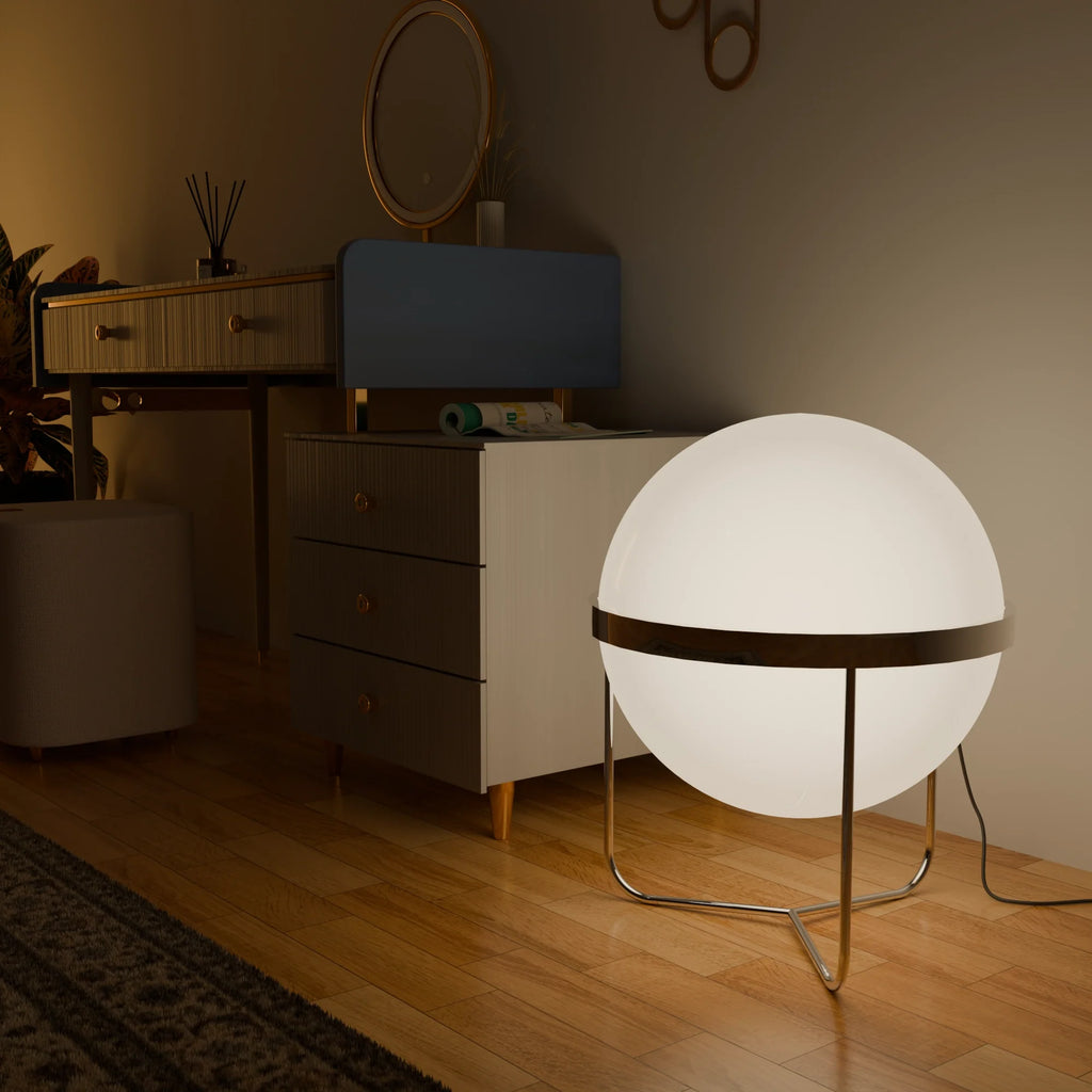 Elegant White Ceramic Table Lamp for Living Room or Bedroom Decor