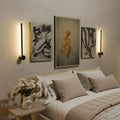 Elegant Black Metal Wall Lamp for Contemporary Living Room Decor