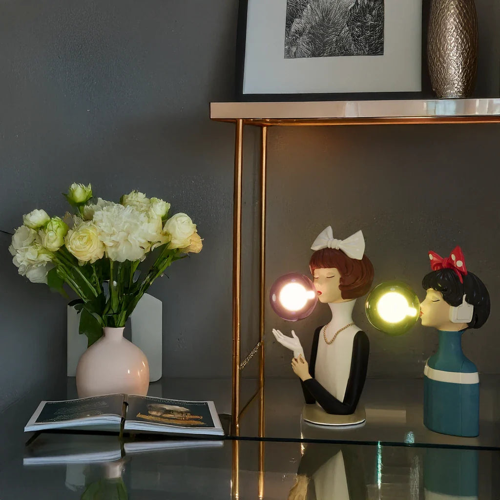 Chic Colored Glass Parisian Bubble Pendant Light for Modern Spaces