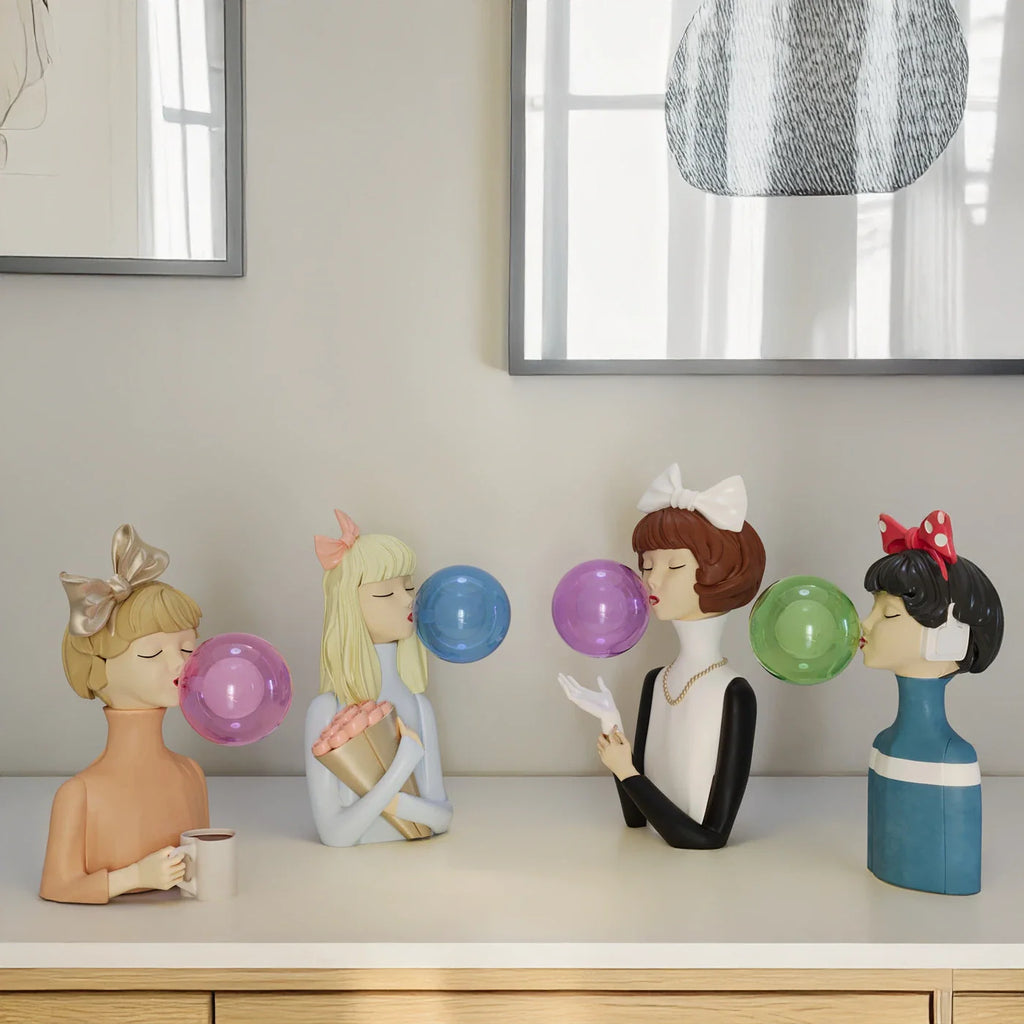 Chic Colored Glass Parisian Bubble Pendant Light for Modern Spaces