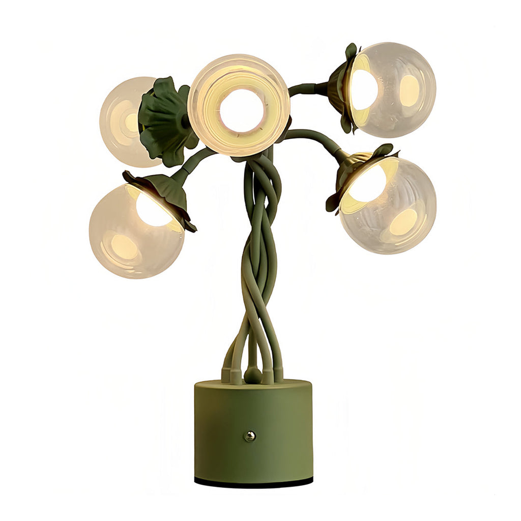 Colorful Bubble Table Lamp with Flexible Stems for Creative Desk Lighting