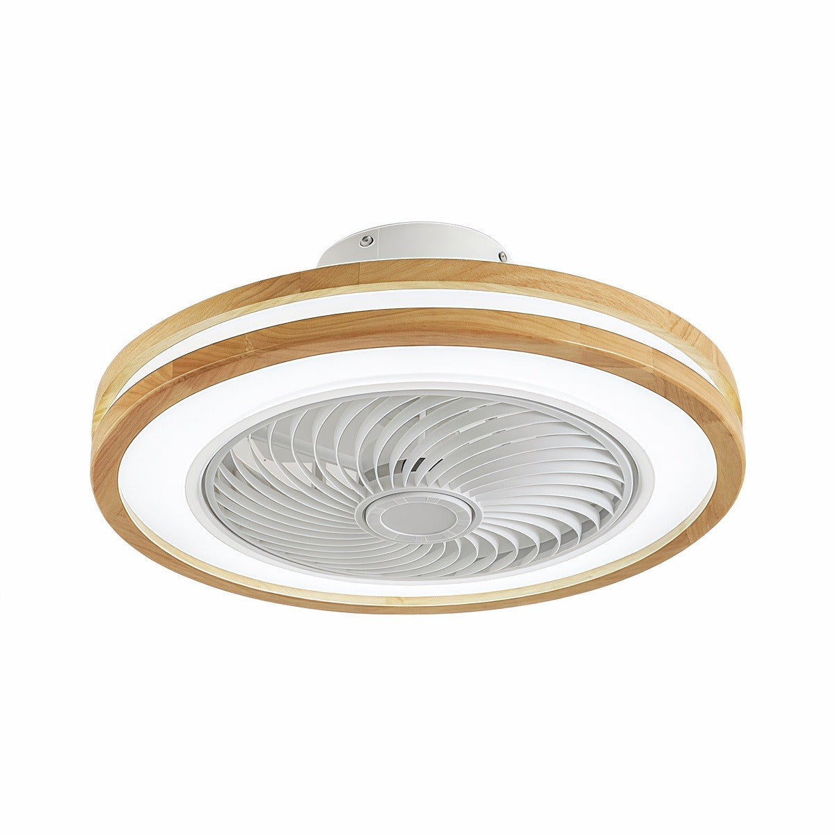 Bladeless Nordic Modern Ceiling Fan with Lights & Remote - Ideal for Living Room