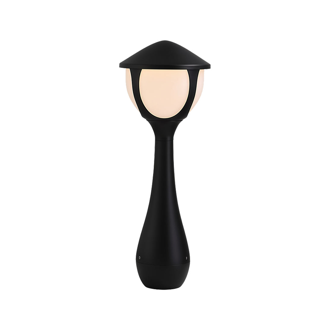 Stylish Black Metal LED Bollard Path Lights for Outdoor Landscape Lighting