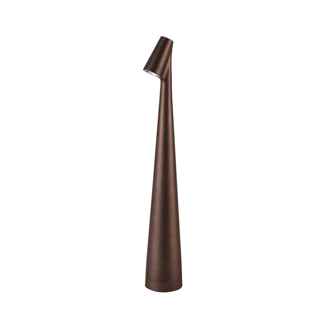 Modern Dimmable Cone-Shaped Metal LED Table Lamp for Home Decor