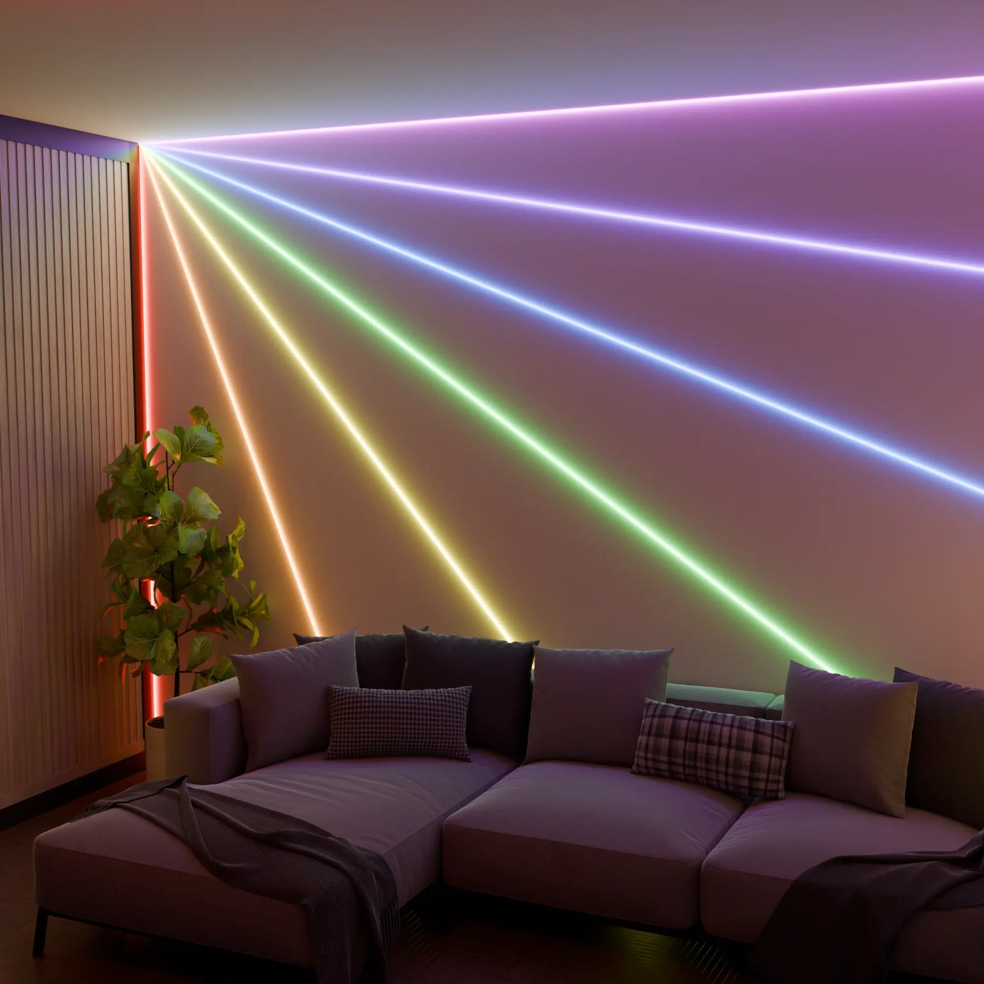 Versatile RGB Smart LED Rope Light for Creative Indoor Outdoor Decor