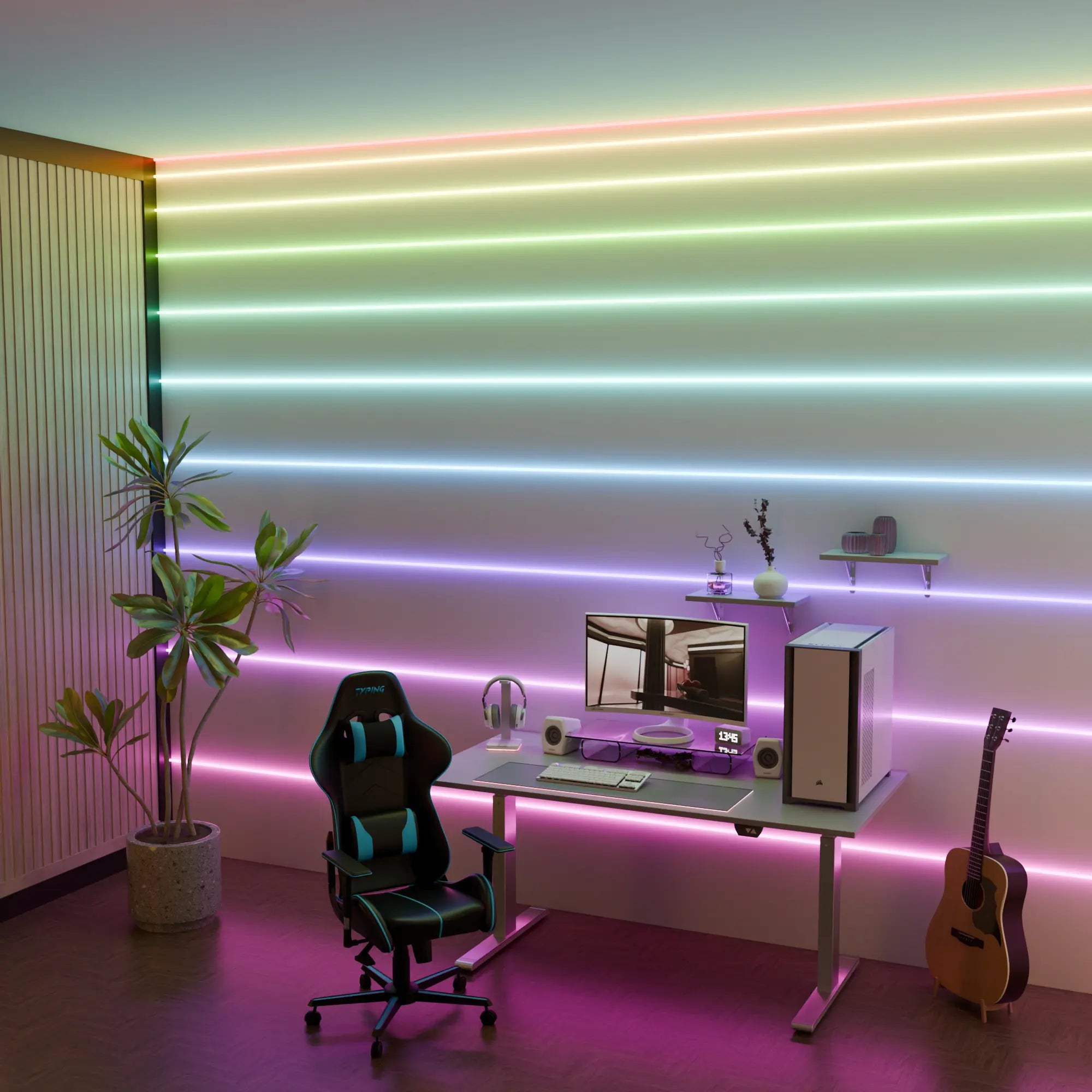 Versatile RGB Smart LED Rope Light for Creative Indoor Outdoor Decor