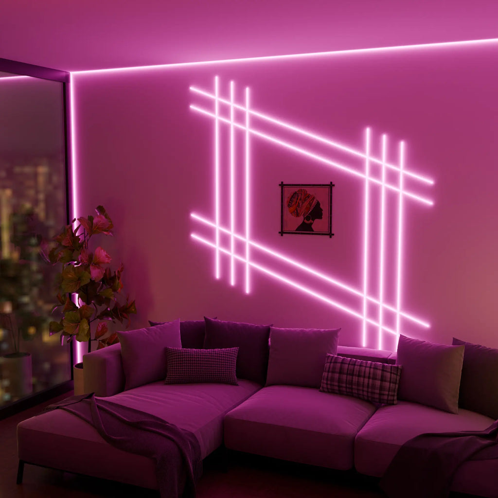 Versatile RGB Smart LED Rope Light for Creative Indoor Outdoor Decor