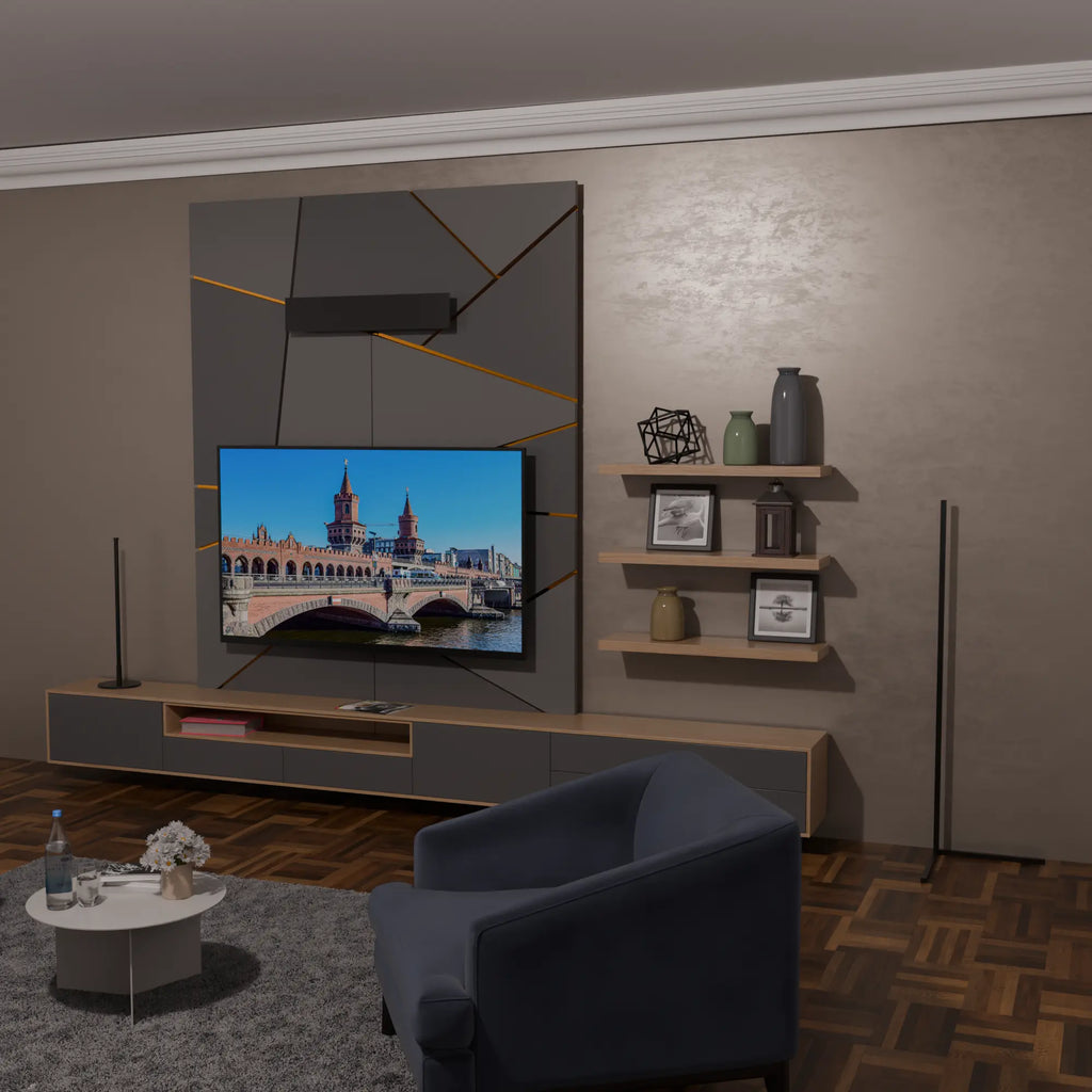 Elegant Smart Wall Lamp in White Metal for Living Room or Bedroom