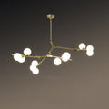 Modern Glass Chandelier with 12/18/24 Lights for Stylish Living Room