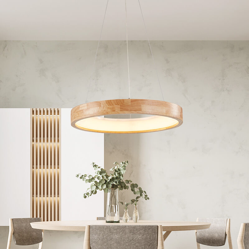 Elegant Japanese LED Chandelier Light Fixture for Modern Living Spaces