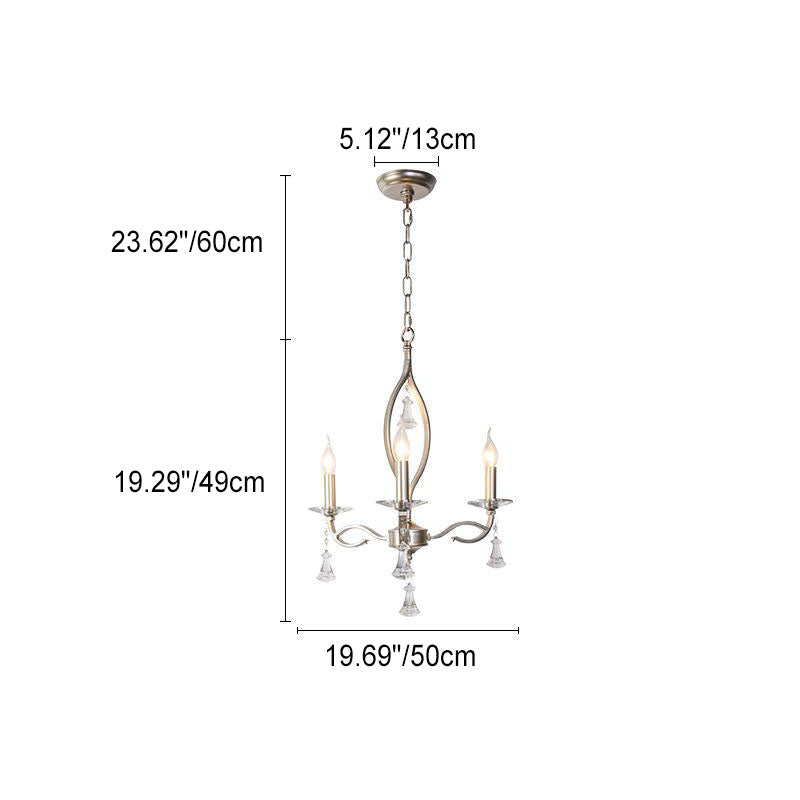 Elegant Gold Iron Frame Crystal Chandelier for Modern Living Spaces