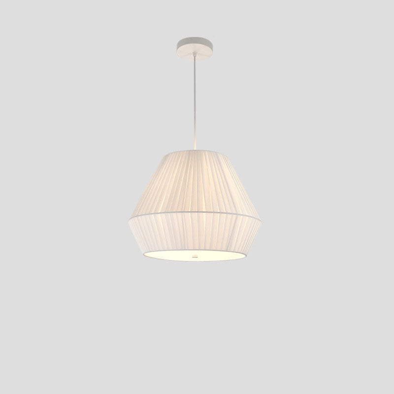 Modern Minimalist Iron Fabric Oval Round 3-Light Chandelier For Living Room