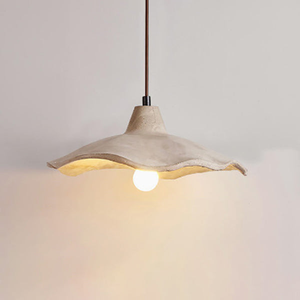 Japanese Vintage Cement Flower Shape Chandelier for Kitchen Island