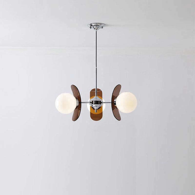 Mid-Century Modern Acrylic Magic Bean Chandelier for Living Room 3/8 Lights