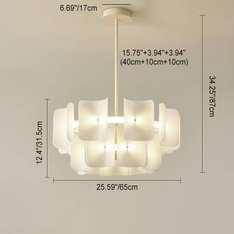 Contemporary Black Iron & Aluminum LED Island Chandelier for Kitchen