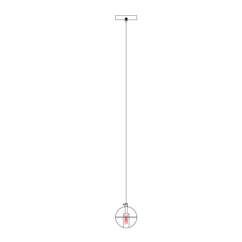 Modern Crystal Orb LED Chandelier Pendant for Luxurious Staircase Decor