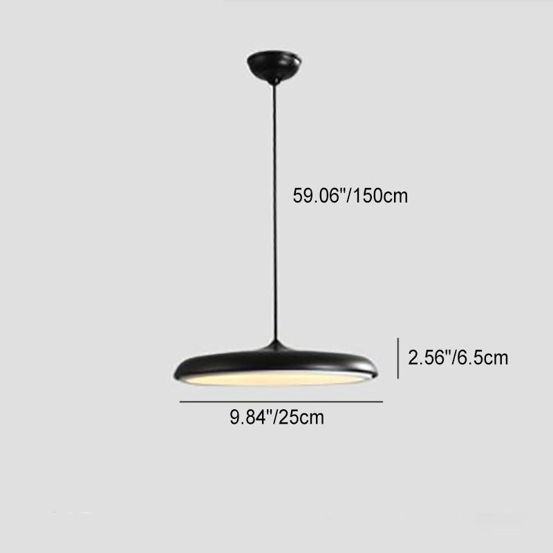 Nordic Style Metal LED Pendant Light in Colorful Macaron Design for Modern Spaces