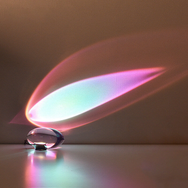 Elegant Multicolor Crystal LED Table Lamp for Bedroom & Living Room