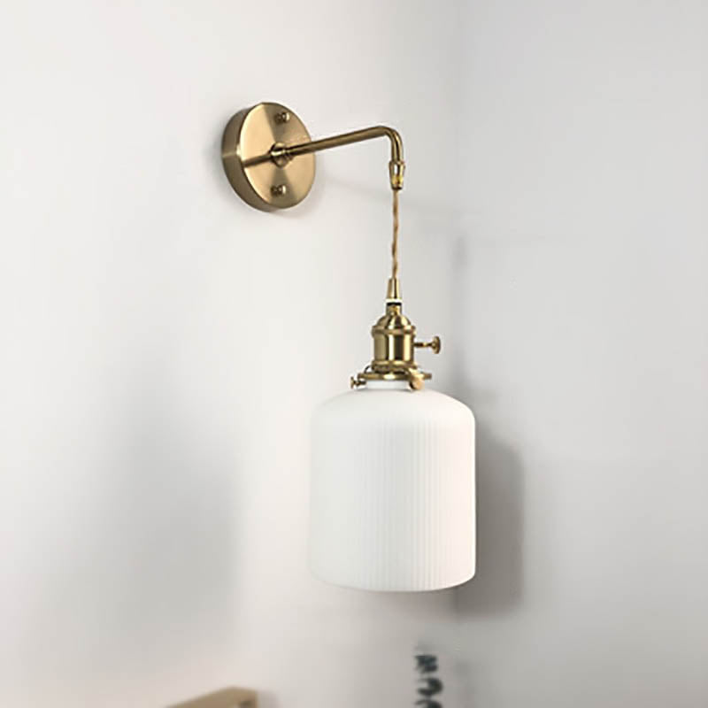 Retro Minimalist Brass and Lucite Oval Wall Sconce for Elegant Spaces