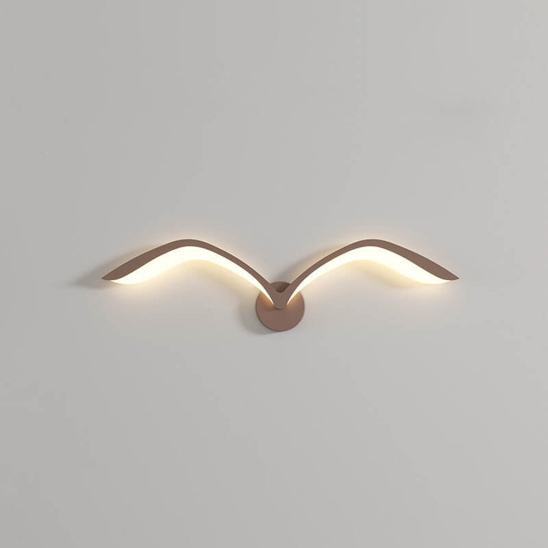 Nordic Minimalist White Acrylic LED Wall Sconce for Living Room Decor