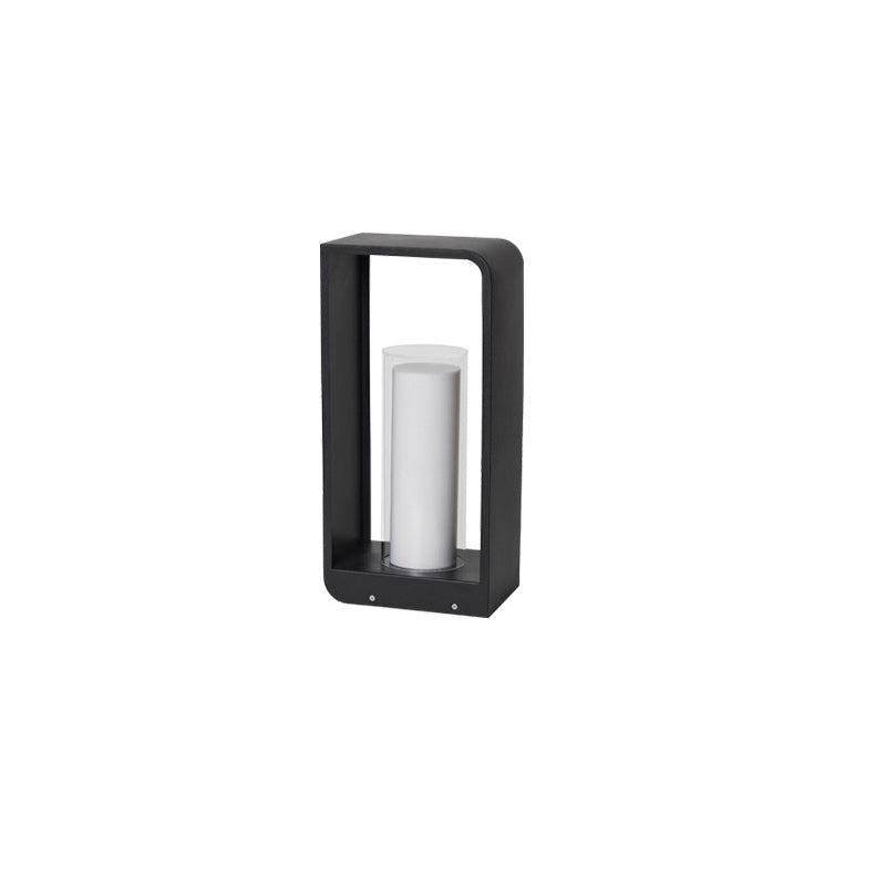 Contemporary Square Stainless Steel LED Landscape Light for Outdoor Use