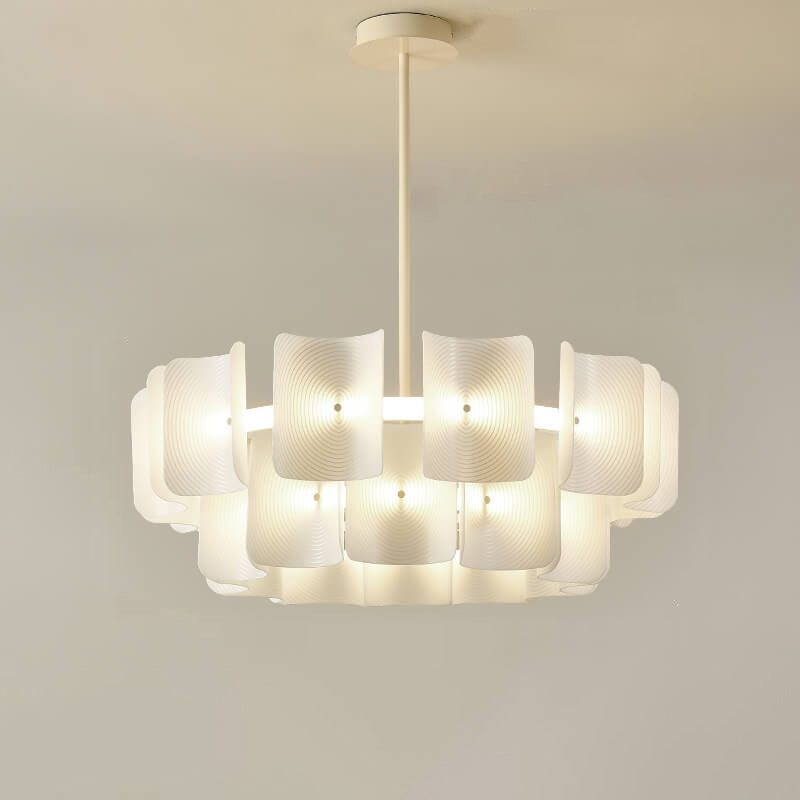 Contemporary Black Iron & Aluminum LED Island Chandelier for Kitchen