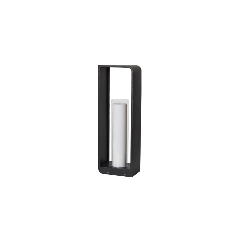 Contemporary Square Stainless Steel LED Landscape Light for Outdoor Use