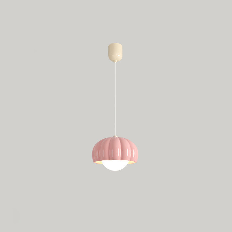 Contemporary Cream Aluminum Resin Pendant Chandelier for Dining Room