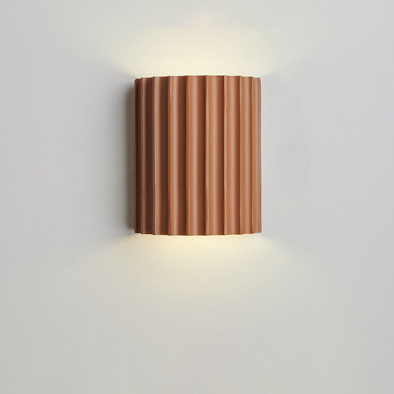 Stylish White Resin 2-Light Nordic Wall Sconce for Bedroom Decor