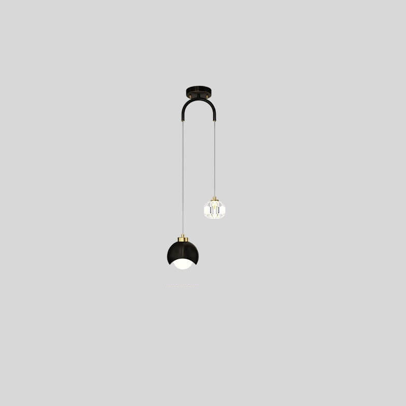 Elegant Brass and Iron LED Island Chandelier for Modern Dining Spaces