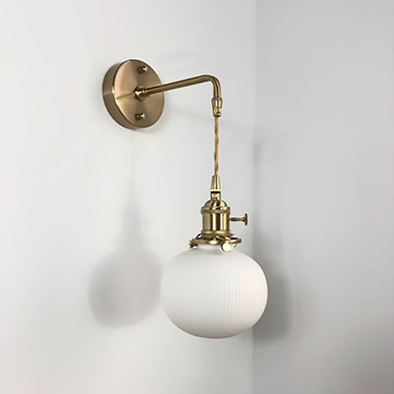Retro Minimalist Brass and Lucite Oval Wall Sconce for Elegant Spaces