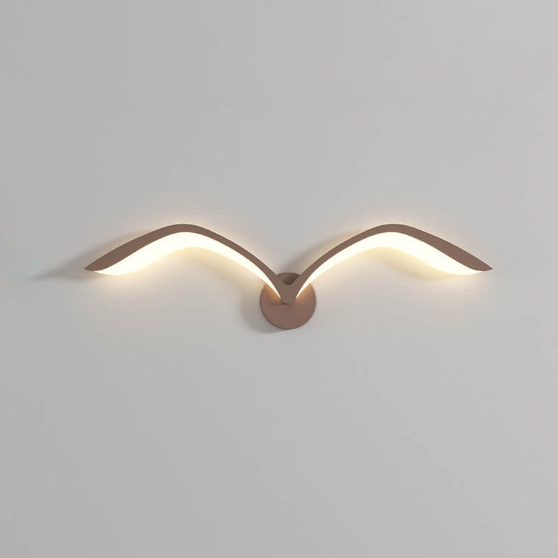 Nordic Minimalist White Acrylic LED Wall Sconce for Living Room Decor