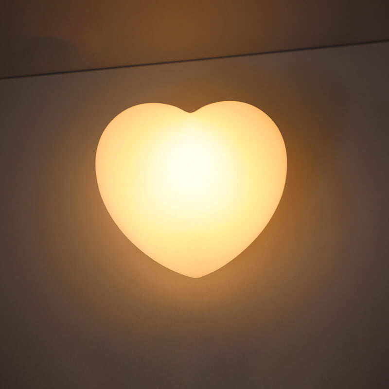 Geometric White Battery-Powered LED Table Lamp for Bedroom Decor