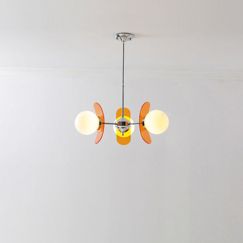 Mid-Century Modern Acrylic Magic Bean Chandelier for Living Room 3/8 Lights
