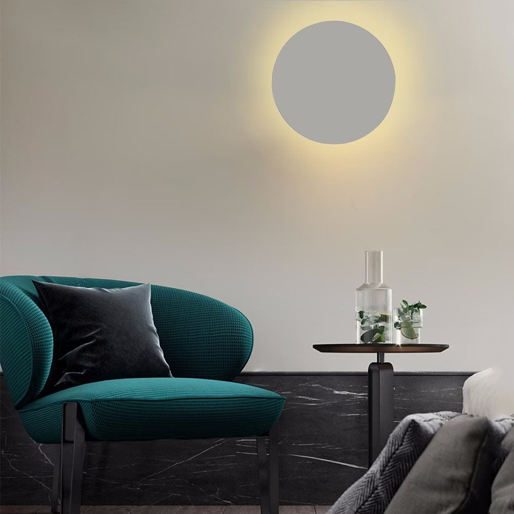 Colorful Round Iron LED Wall Sconce Light Fixture for Modern Decor