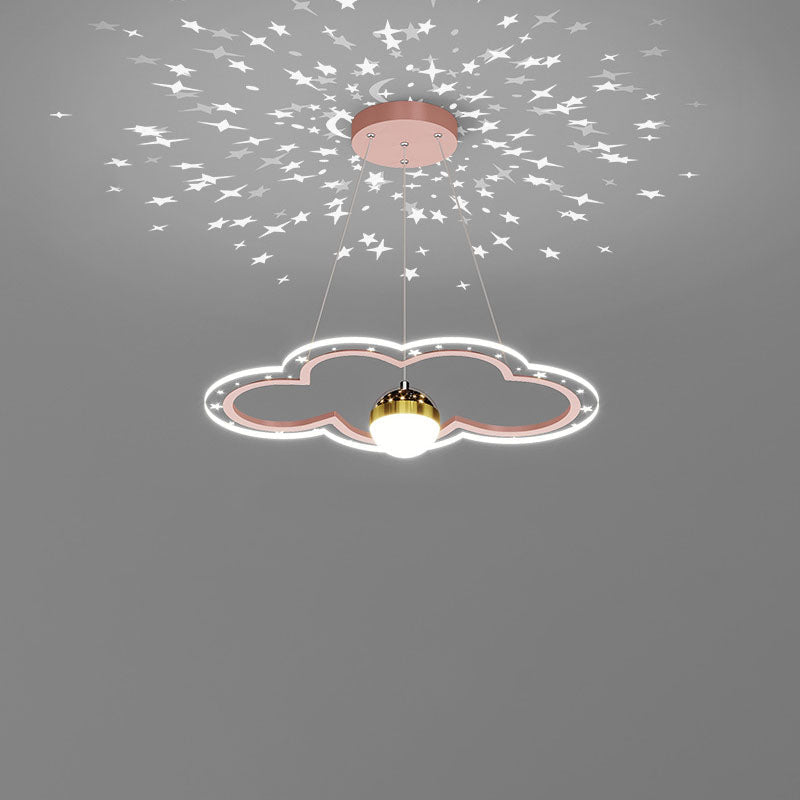 Modern Acrylic Starry Clouds LED Chandelier for Living Room Ceiling