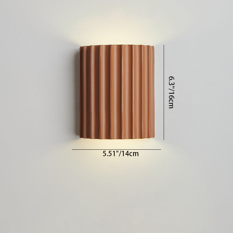 Stylish White Resin 2-Light Nordic Wall Sconce for Bedroom Decor